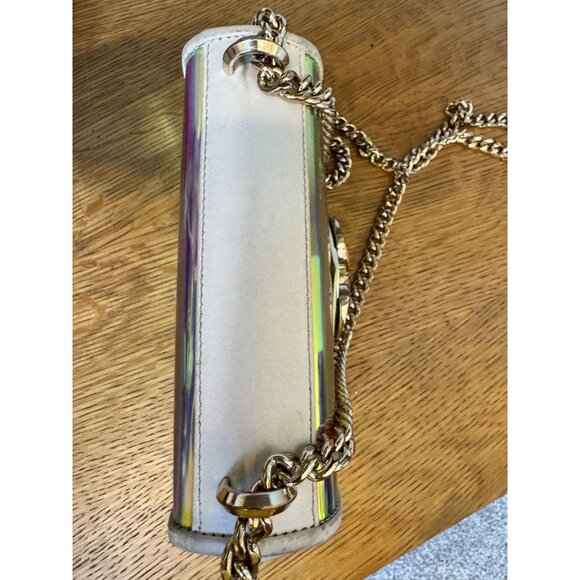 Kate Spade Optic White Hologram Iridescent Nicola Bag 7" X 5" X 2" - Picture 11 of 16